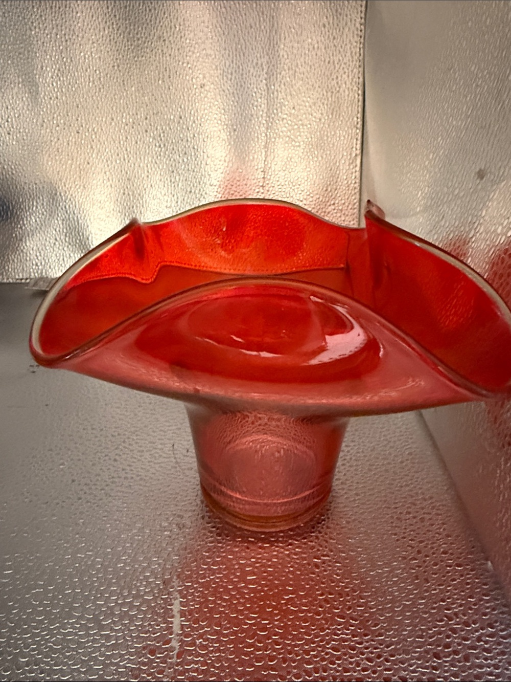 MCM handkerchief art glass bowl